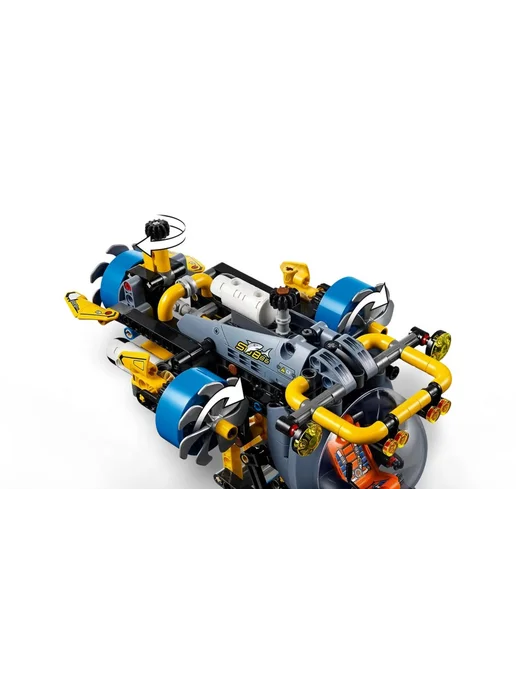 LEGO Конструктор Technic 42201 Подводная лодка для морских глубин, синий, фото 3