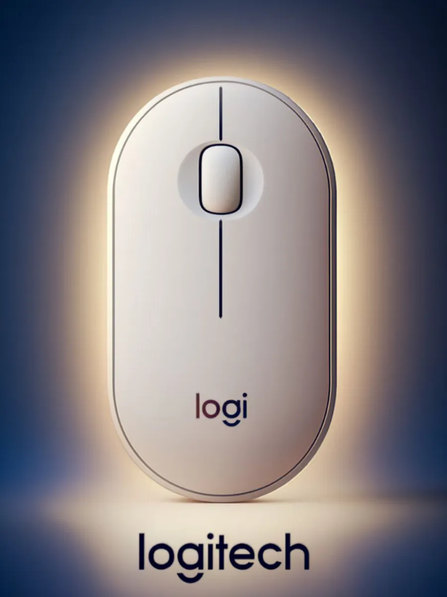 Logitech Беспроводная мышь Pebble M350 для дома и офиса