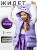 Жилет утепленный демисезонный Kuromi Китенок 321300120 купить за 2 934 ₽ в интернет‑магазине Wildberries
