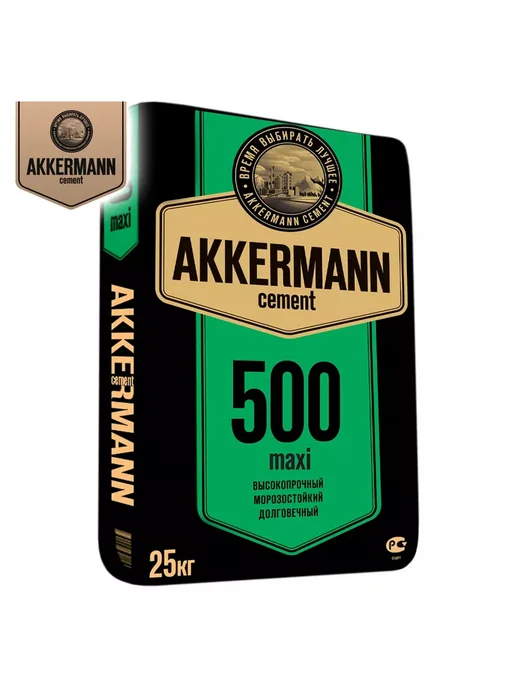Akkermann Цемент М500 25кг, 25 кг
