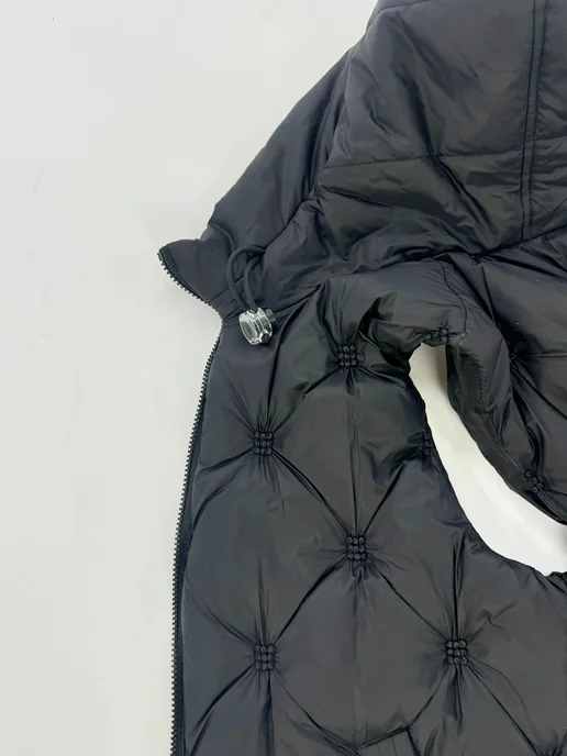 BLOOM Fashion Жилет утепленный стеганый демисезонный, черный, фото 8