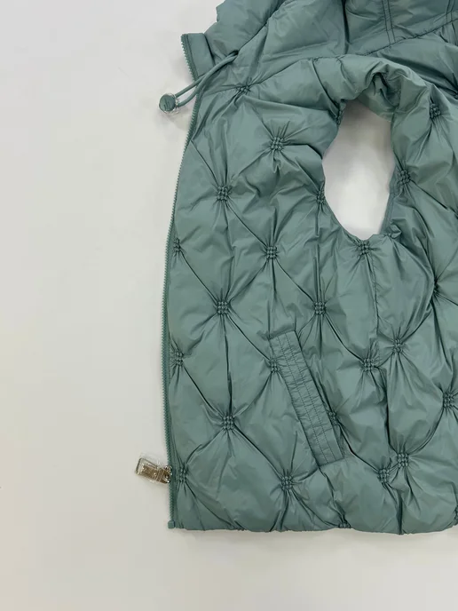BLOOM Fashion Жилет утепленный стеганый демисезонный, голубой, фото 7