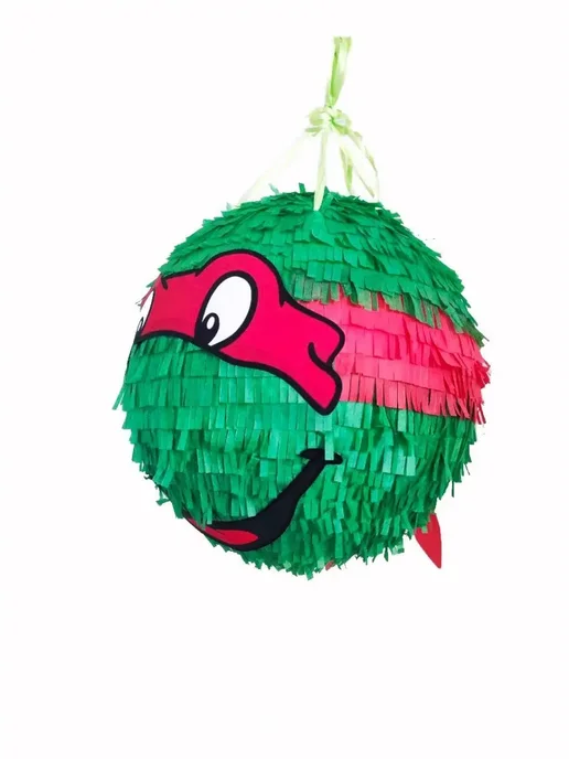 Сфера Пиньята Черепашки Рафаэль, зеленый, фото 3