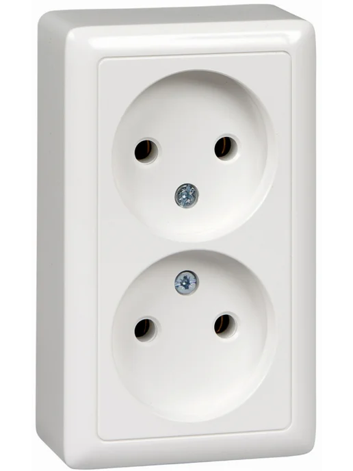 Systeme Electric Розетка силовая Систем Электрик Хит белый, 2 шт, 2 шт, фото 2