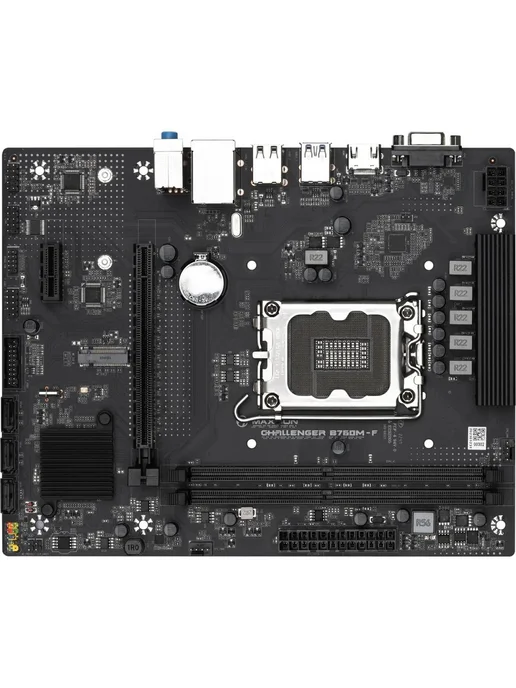 Maxsun Материнская плата MS-Challenger B760M-F WIFI LGA1700 Intel B, черный, в упаковке 1 кг, фото 3