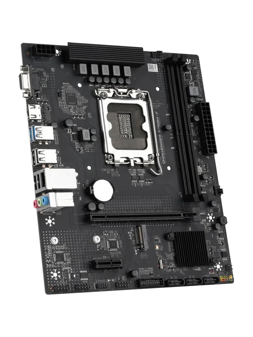 Maxsun Материнская плата MS-Challenger B760M-F WIFI LGA1700 Intel B, черный, в упаковке 1 кг, фото 4