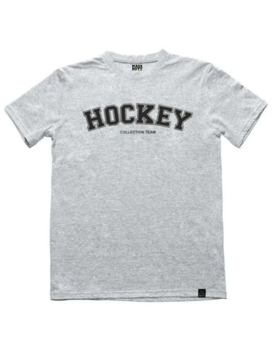 Футболка хоккейная, MASSKOTT hockey inside "HOCKEY", чёрный
