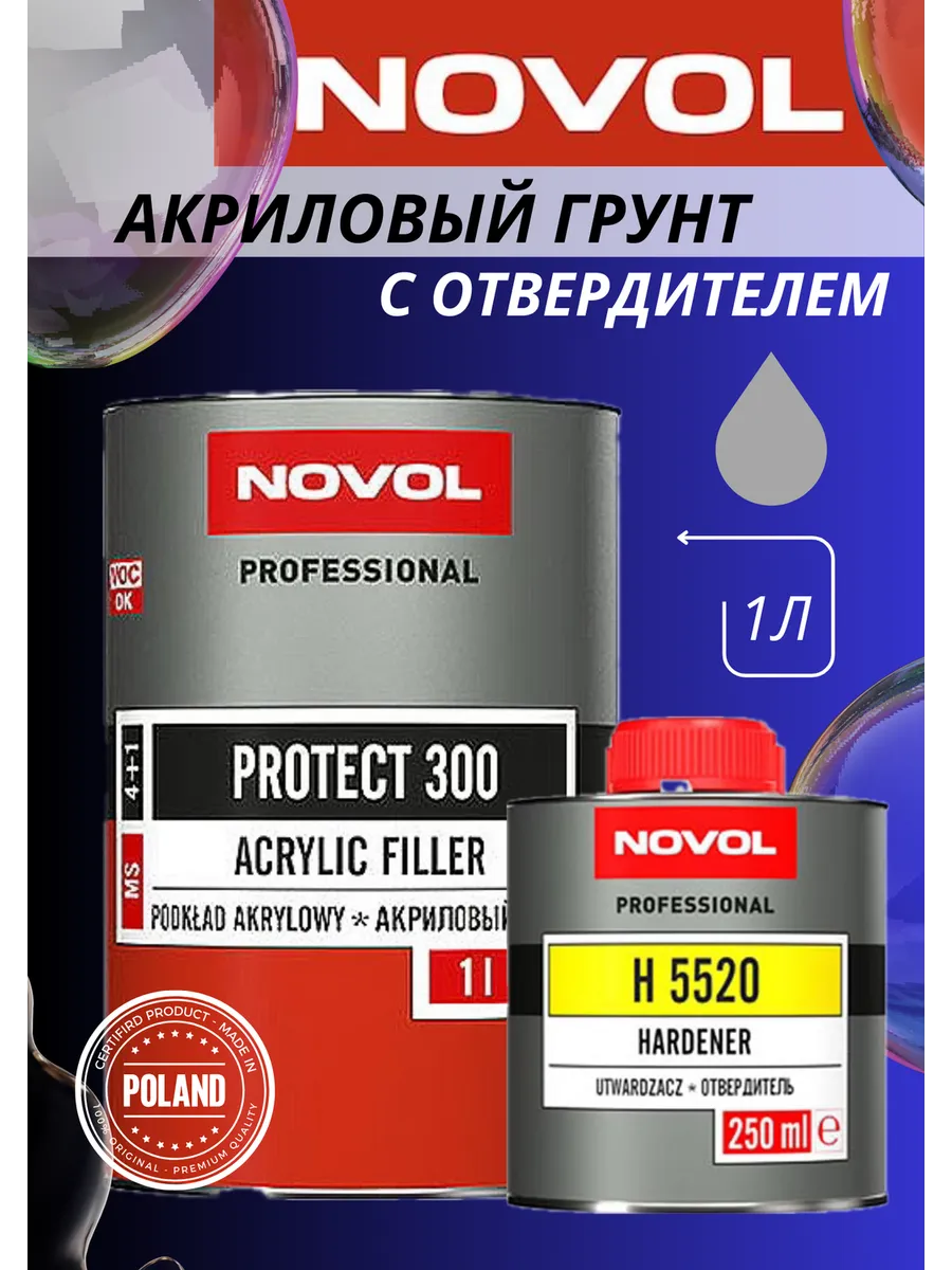 Грунт акриловый Protect 300, Серый