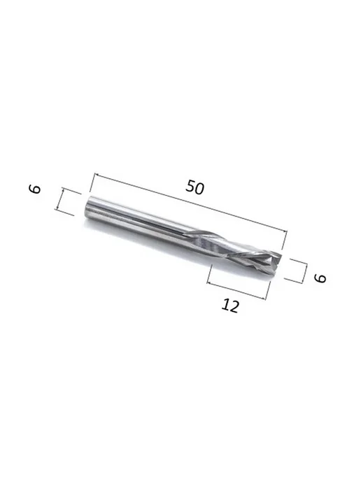 DJTOL Фреза N2FLX612 компрессионная двухзаходная, вариант