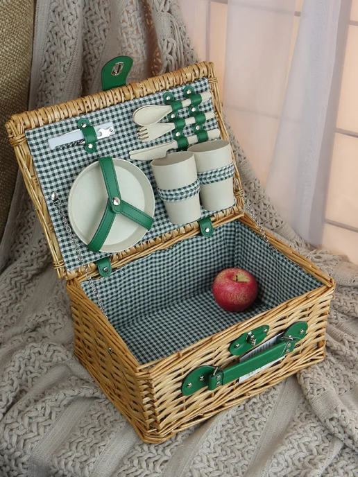 HOLYDAY BASKET Набор для пикника с термосумкой на 2 персоны, белый, фото 5