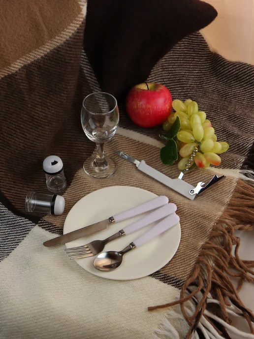 HOLYDAY BASKET Набор для пикника с термосумкой на 4 персоны, синий, фото 3