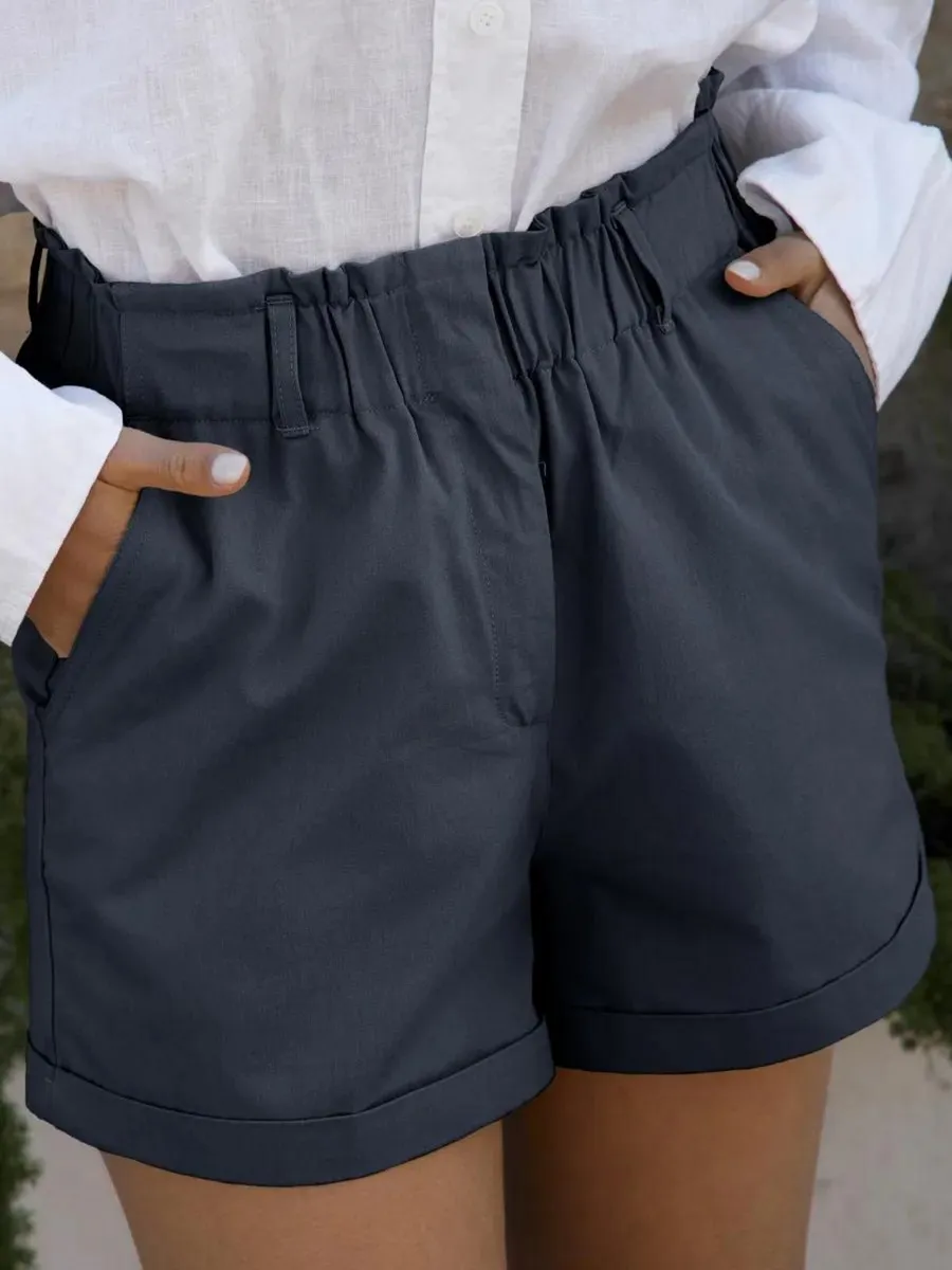 Шорты летние на резинке с карманами