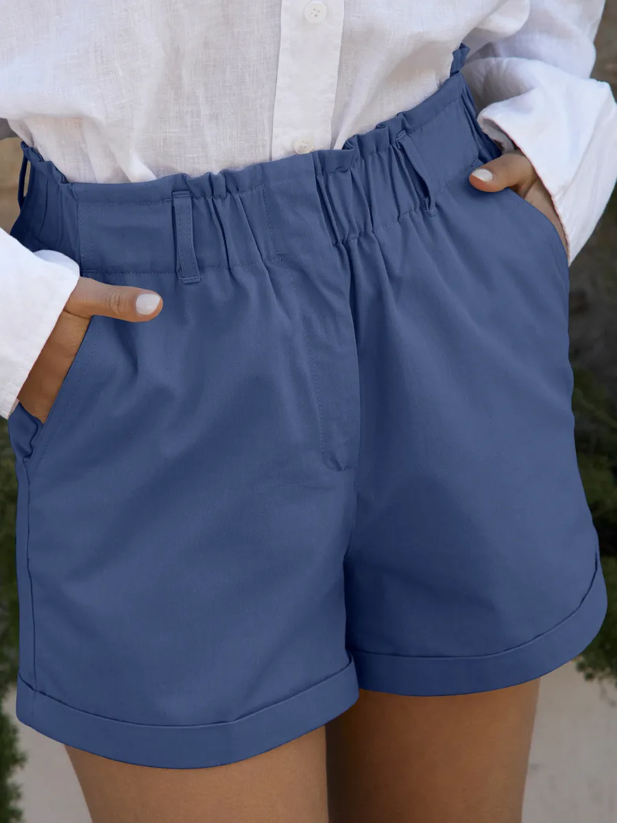 Шорты летние на резинке с карманами