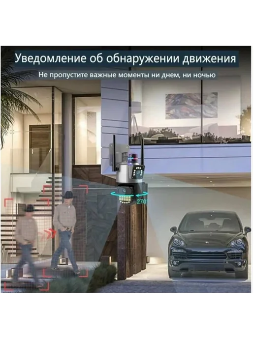 Камера видеонаблюдения для дома уличная WIFI, вариант, фото 8