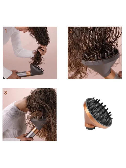 Насадка диффузор Медь для стайлера Dyson Airwrap, вариант, фото 4
