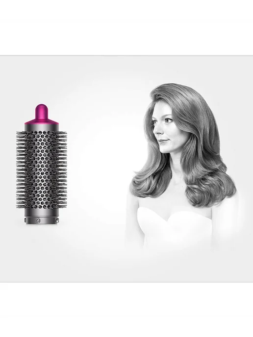 Насадка круглая щетка браш 38мм Фуксия для стайлера Dyson, вариант, фото 4