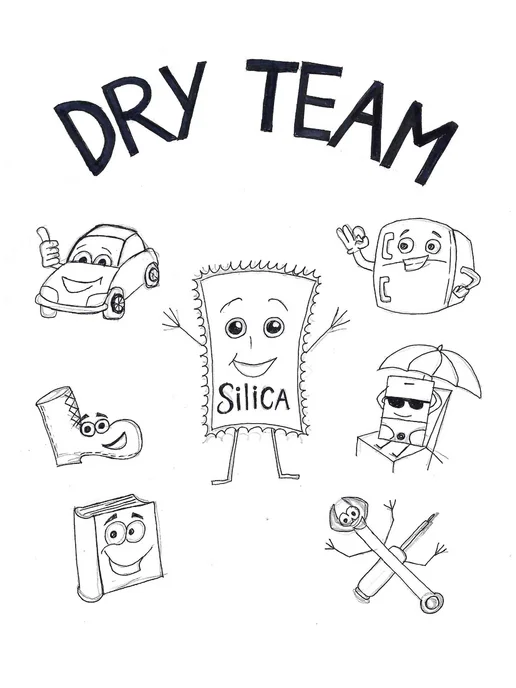 DryTeam Силикагель в пакетиках фасованный 10г х 15шт, 10 г, 15 шт, фото 2