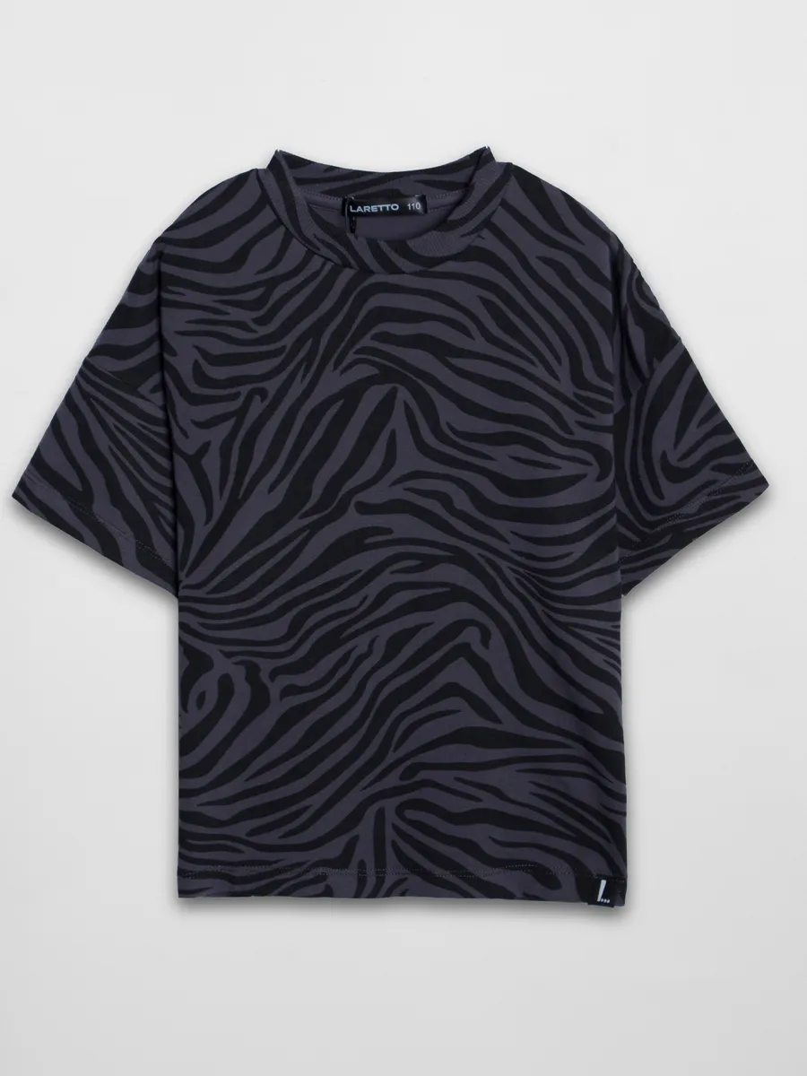 Футболка, Zebra Obsidian 19-3902