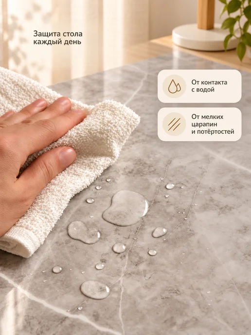 Elegant Kitchen 60х100 Коврик на письменный стол серый камень, 60x100, фото 2