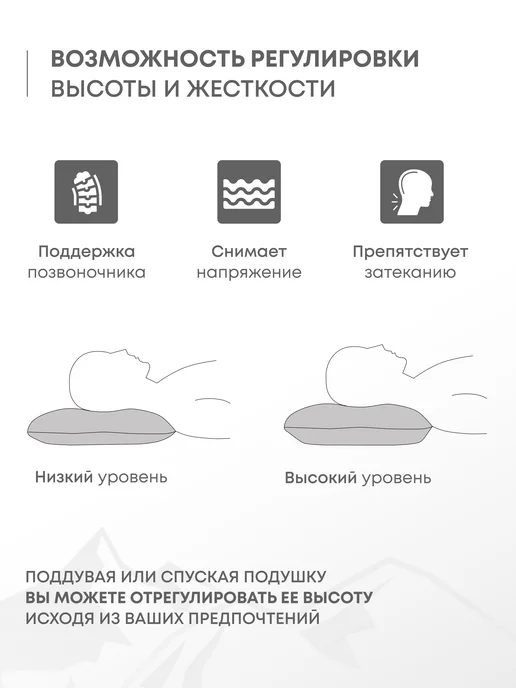 RSP Подушка самонадувающаяся Sweet (цв. олива), серый, фото 7