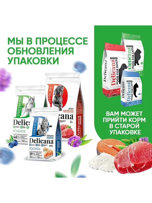 Сухой корм Delicana для собак, взрослые, мелкие, говядина, 0,4 кг, фото 2
