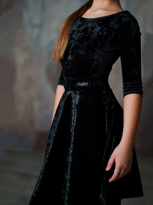 SARDANA DRESS Рейтинговое платье, бейсик тренировочное, черный, фото 2