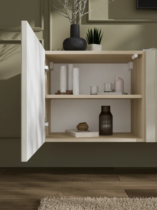 ИЗУМЛИТ Тумба под телевизор Вертикаль 200х44х36.6 см, 200x44x36.6 см, фото 3
