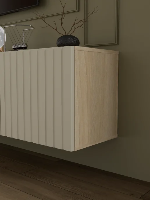 ИЗУМЛИТ Тумба под телевизор Вертикаль 200х44х36.6 см, 200x44x36.6 см, фото 6