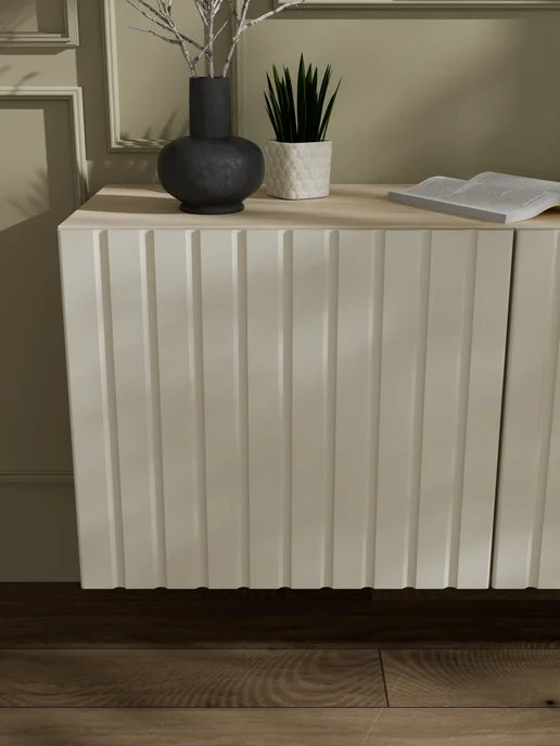 ИЗУМЛИТ Тумба под телевизор Вертикаль 200х44х36.6 см, 200x44x36.6 см, фото 7