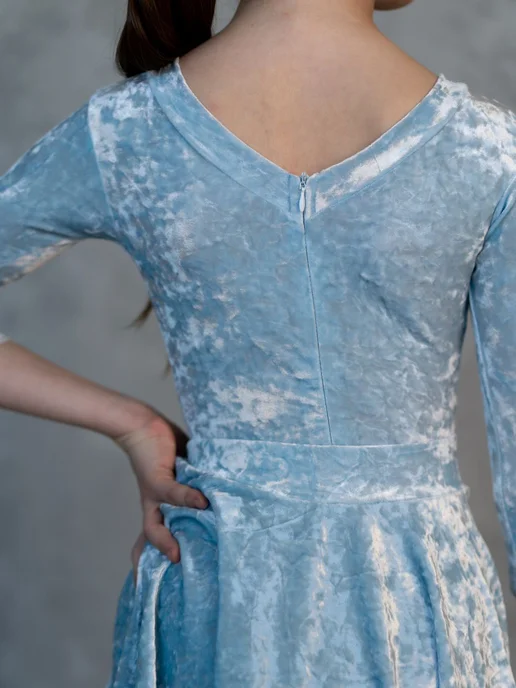 SARDANA DRESS Рейтинговое платье, бейсик тренировочное, голубой, фото 2