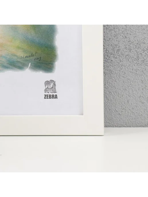 Zebra Фоторамка МДФ 21х30 см белая, 21x30 см, фото 3