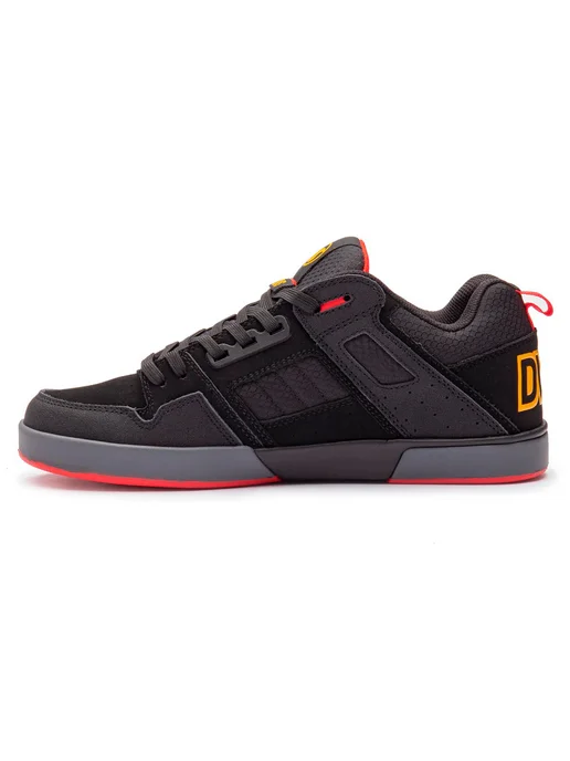 DVS Кеды низкие COMANCHE 2.0+ Black Yellow Fry Nubuk, черный, фото 2