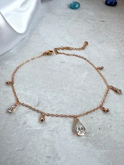 Ножной браслет Xuping с большой каплей XUPING JEWELRY 322575947 купить за 1 152 ₽ в интернет-магазине Wildberries