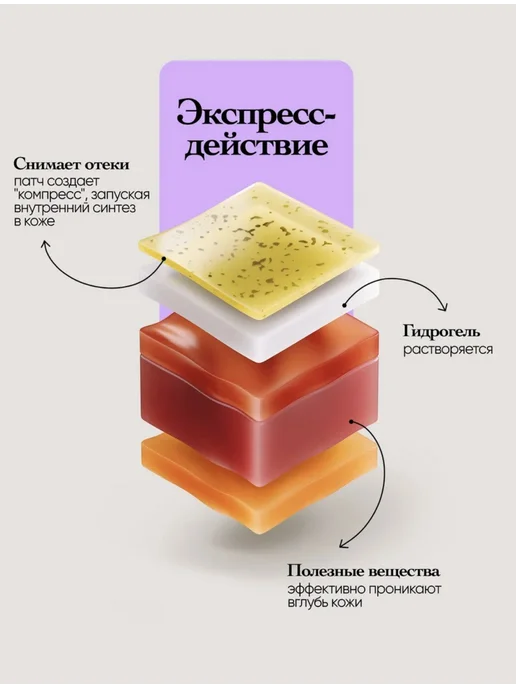 SADOER Патчи для глаз Crystal collagen c экстрактом зеленого чая, зеленый, фото 2