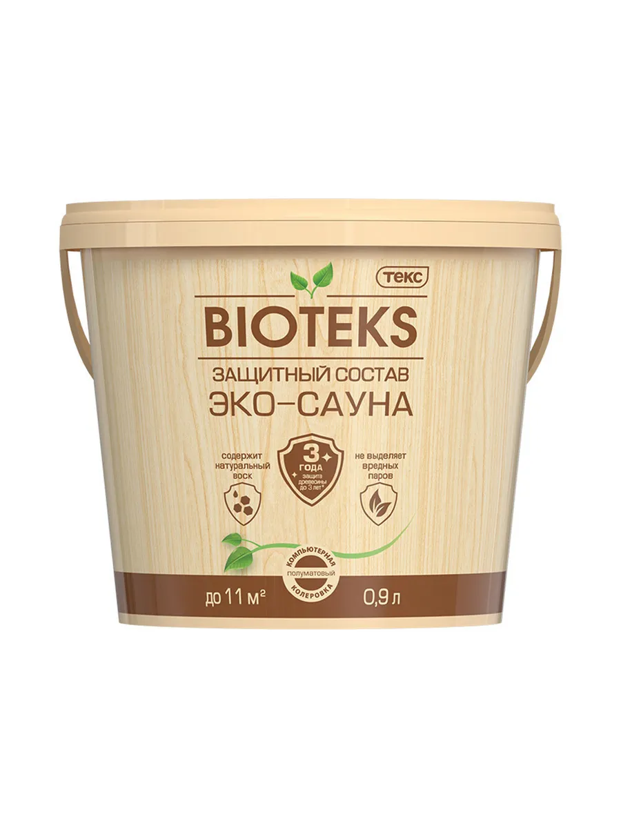Состав защитный Bioteks Эко-Сауна для бань и саун бесцв