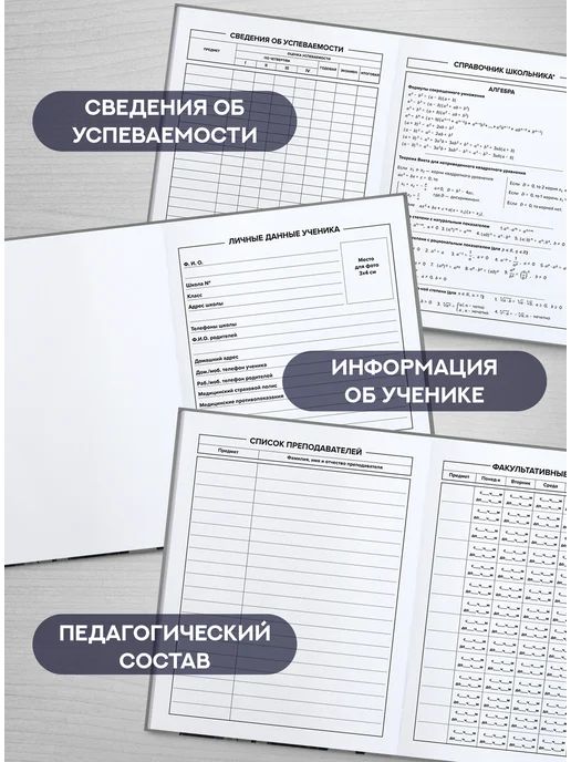 Феникс+ Дневник школьный 1 - 11 класс 48 листов гибкая обложка, вариант, фото 4