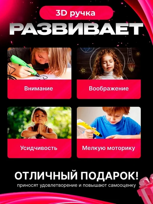 ArtHouse3D 3D ручка набор, голубой, фото 3
