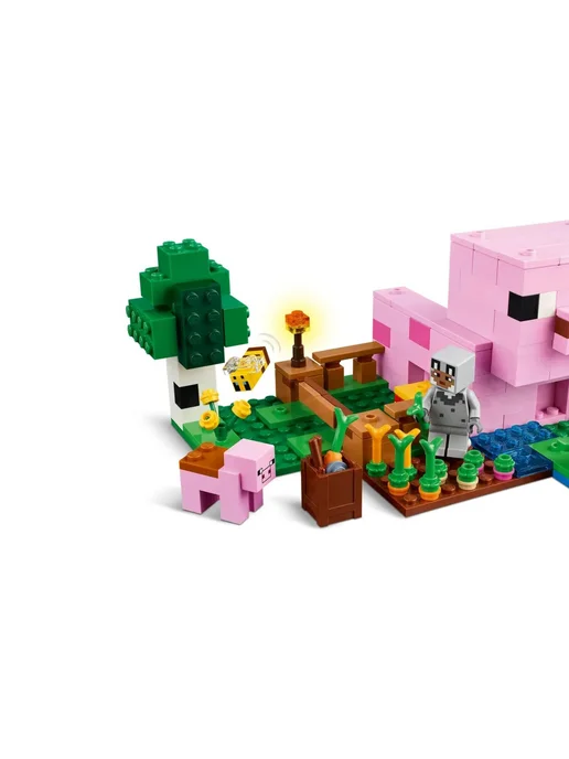 LEGO Конструктор Minecraft 21268 Дом поросёнка, зеленый, фото 5