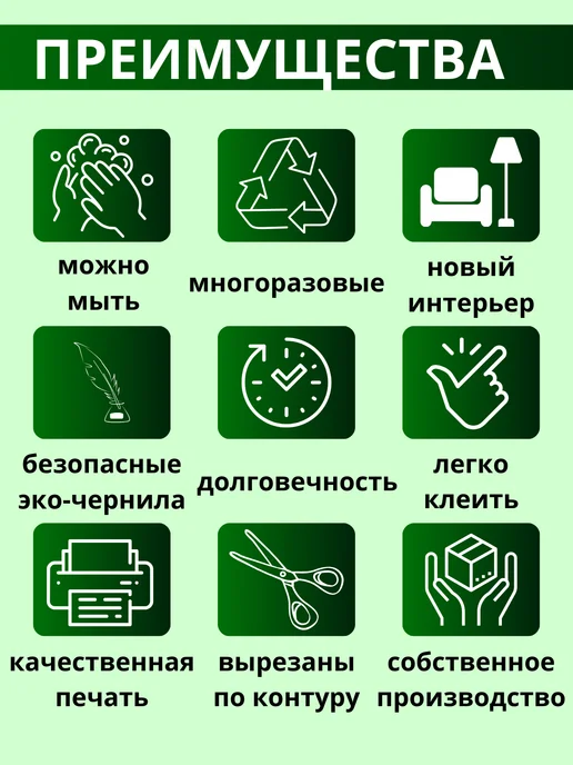 Наклейка интерьерная Зверята на шаре, белый, фото 10