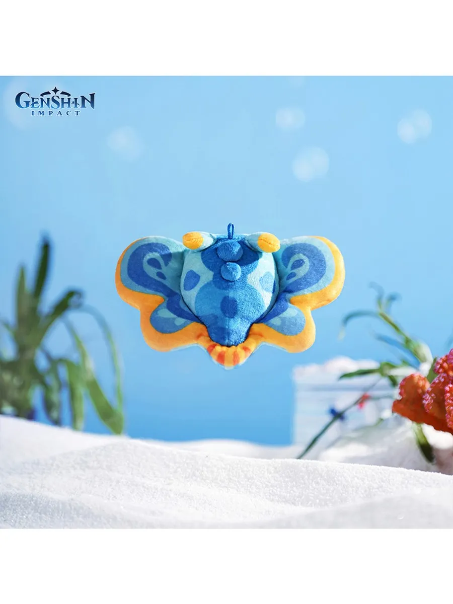 Брелок плюшевый Геншин Импакт Angelic Sea Hare Blue