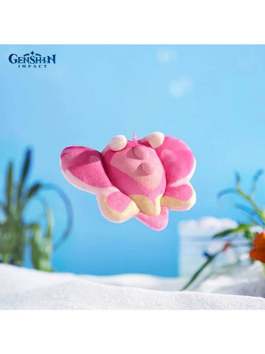 Брелок плюшевый Геншин Импакт Angelic Sea Hare Pink