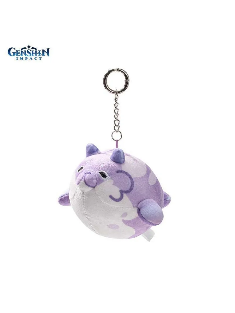 Брелок плюшевый Геншин Импакт Blubber beast Purple