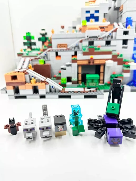 Cyber Toy Конструктор для мальчиков горная пещера, серый, фото 5