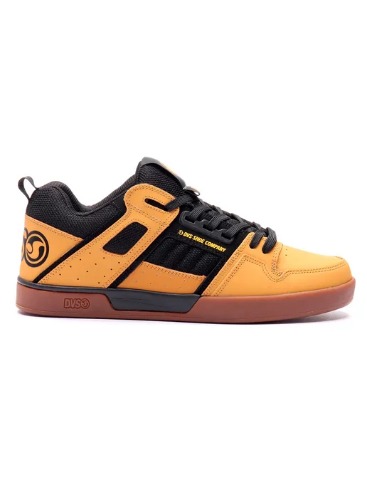DVS Кеды низкие COMANCHE 2.0+ Chamois Black Gum Nubuck, черный