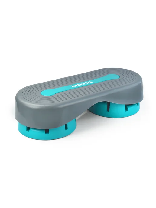 Interfit Степ платформа для фитнеса 3 уровня, голубой, фото 4