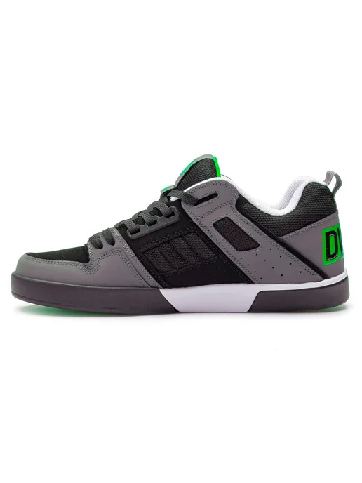 DVS Кеды низкие COMANCHE 2.0+ Black Charcoal Lime Nubuck, черный, фото 2