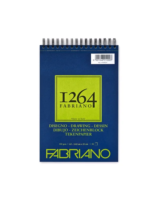 Fabriano 1264 Drawing альбом для сухих техник рисования 19100645, белый, фото 3