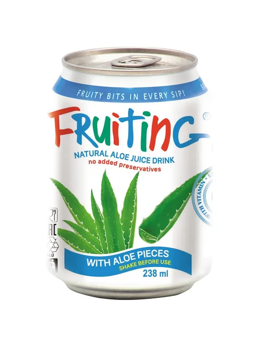 Fruiting Алоэ с кусочками, 12 шт х 238 мл, 12 шт, 238 мл, фото 4