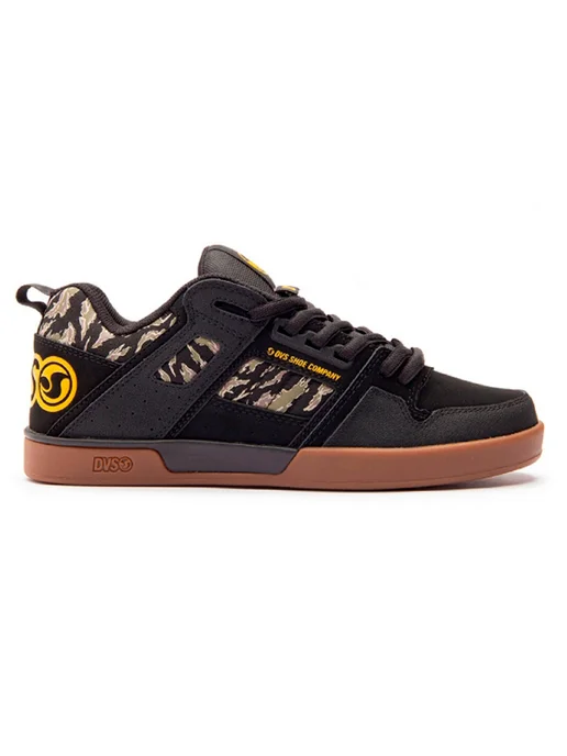DVS Кеды низкие COMANCHE 2.0+ Black Jungle Camo Nubuck, черный