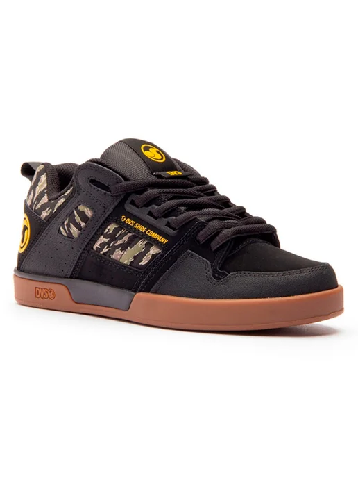 DVS Кеды низкие COMANCHE 2.0+ Black Jungle Camo Nubuck, черный, фото 3